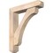 Ekena Millwork Legacy Craftsman Smooth Bracket w/ Offset Brace, Douglas Fir, 5 1/2"W x 26"D x 30"H BKT0604X26X30LEC04SDF - alternate 1